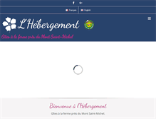 Tablet Screenshot of lhebergement.fr